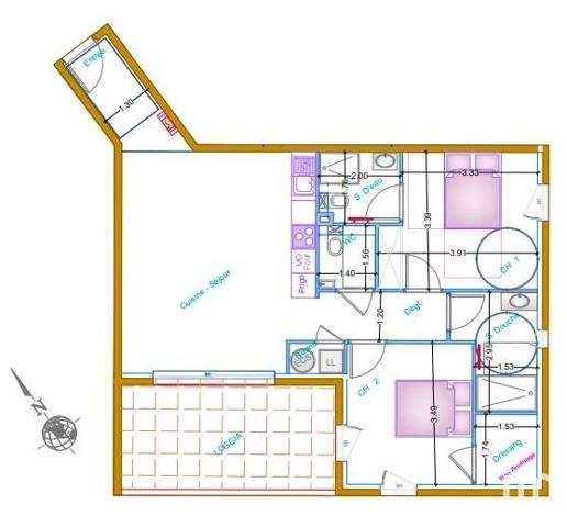 Appartement à vendre 