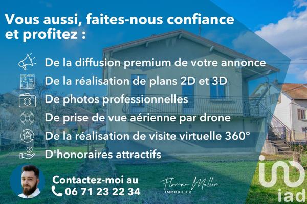 Maison à vendre 4 pièces 64 m² Exincourt