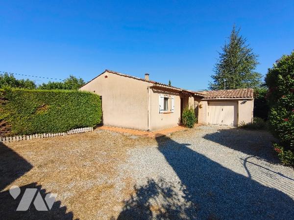 Maison de plain pied 3 chambres sur jardin de 1085 m².