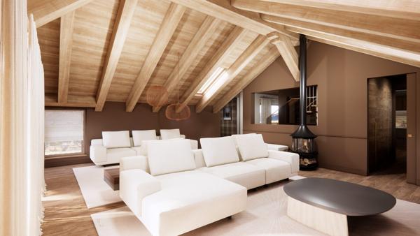 Chalet de luxe neuf 6 pièces de 280m² sur un terrain de 774m²