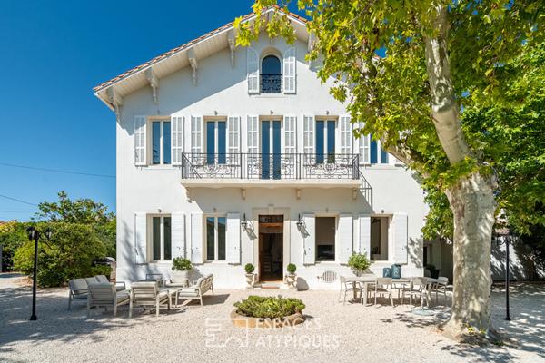 Maison de maitre rénové avec piscine