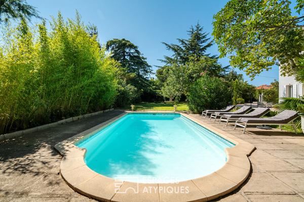 Maison de maitre rénové avec piscine