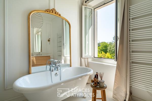 Maison de maitre rénové avec piscine