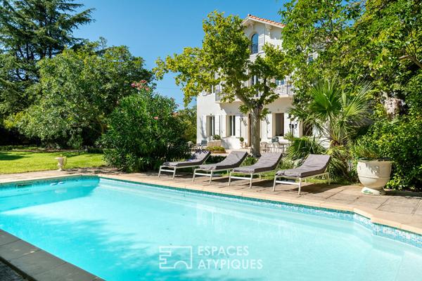 Maison de maitre rénové avec piscine