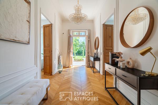 Maison de maitre rénové avec piscine