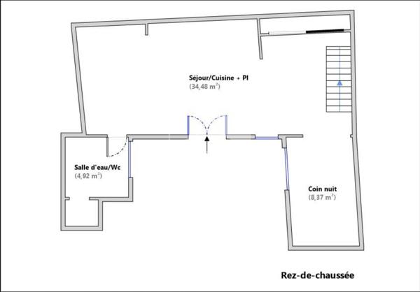 A vendre JOLIE MAISON INDIVIDUELLE  TYPE 3 - LUMINEUSE  SUD TERRASSE MARSEILLE 10ÈME CALME BON ÉTAT