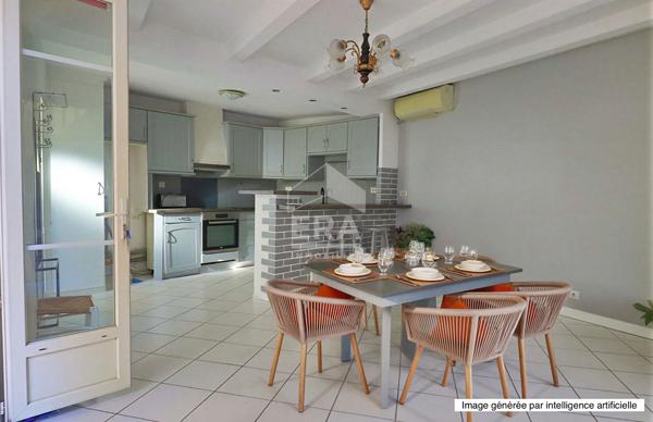 A vendre JOLIE MAISON INDIVIDUELLE  TYPE 3 - LUMINEUSE  SUD TERRASSE MARSEILLE 10ÈME CALME BON ÉTAT