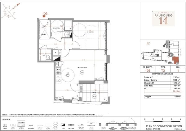 SAINT HERBLAIN - COTE CHEZINE - T2 - A103