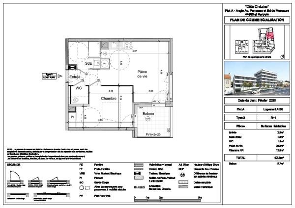 SAINT HERBLAIN - COTE CHEZINE - T2 - A103