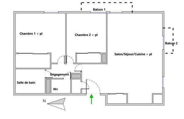 Appartement à vendre 3 pièces 56 m² Pontault-Combault