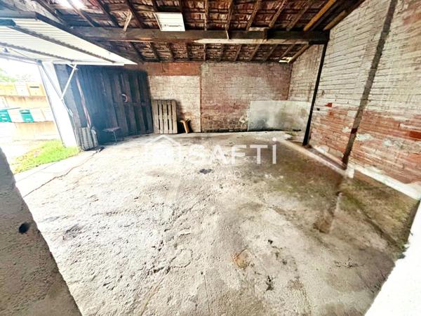 Dépendance de 75m2 avec 80m2 de jardin à rénover