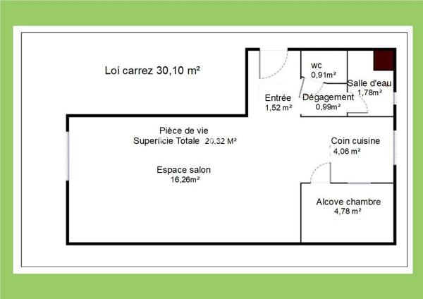 Appartement
         1 pièce
        - 30 m² 135 000 € *