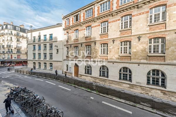 Le canal Saint Martin au bout de la rue
