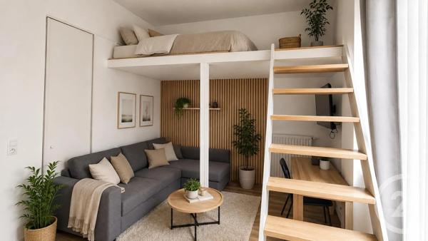 Appartement Studio à vendre  1 pièce - 26,05 m 2   AUBERVILLIERS  - 93
