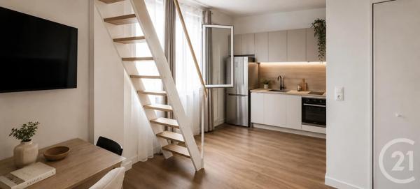 Appartement Studio à vendre  1 pièce - 26,05 m 2   AUBERVILLIERS  - 93