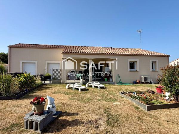 Maison 3 chambres avec grand terrain arboré et clos sans vis à vis à deux pas du Golf BOURGENAY