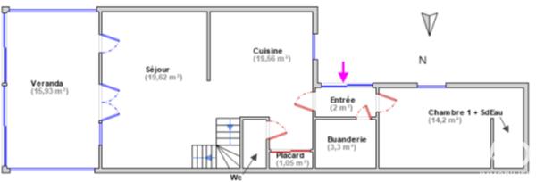 Location maison 5 pièces 115,58 m² Istres