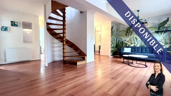 Appartement T2Bis Duplex meublé de 63,50 m² avec Terrasse et Parking Privé