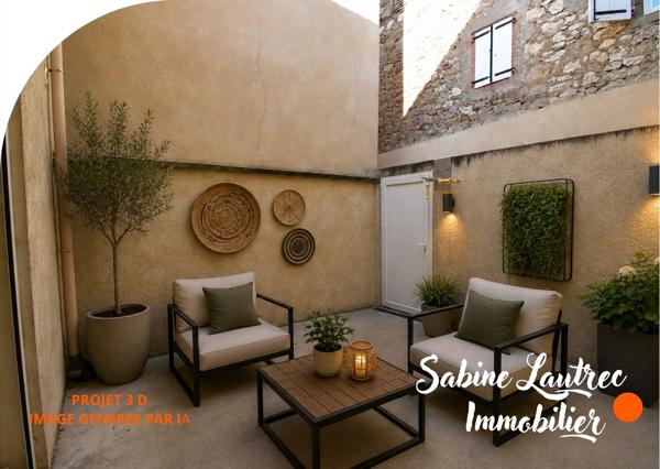 Maison de village entièrement rénovée – 131 m² - Cour intérieure – DPE B