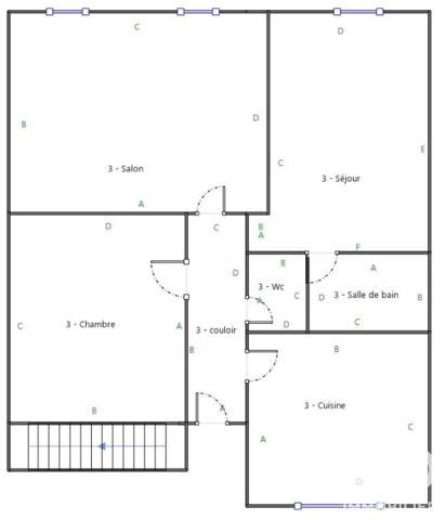 Appartement à vendre 3 pièces 57 m² Aubenas