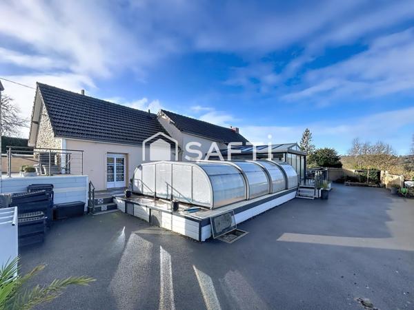 Longère avec piscine à Tollevast
