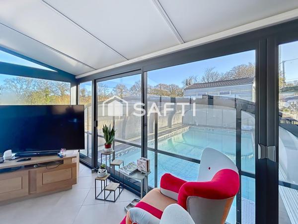 Longère avec piscine à Tollevast