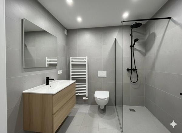 Studio neuf entièrement rénové & meublé, (offre clés en main) à vendre ROUEN droite, surface hab. 21 m2