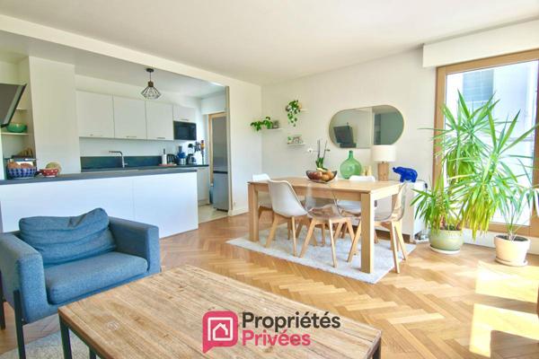 Appartement Boulogne Billancourt 3 pièce(s) 65.70 m2 orienté sud avec balcons et vue dégagée sur Parc de Billancourt