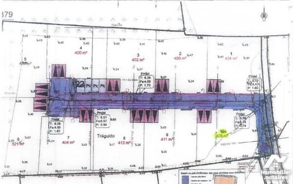 Exclusivité Terrain à bâtir de 406m² à LOCTUDY B775