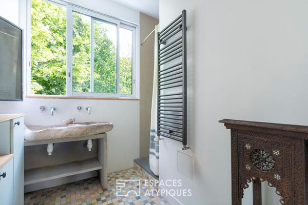 Loft avec piscine intérieure et appartements à usage mixte