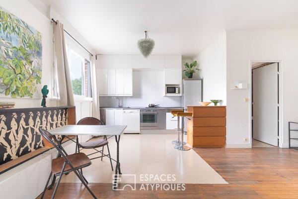 Loft avec piscine intérieure et appartements à usage mixte