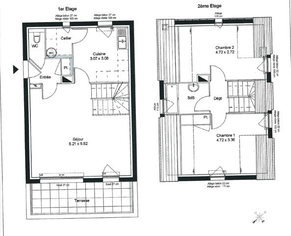 Appartement à vendre 3 pièces 67 m² Surzur