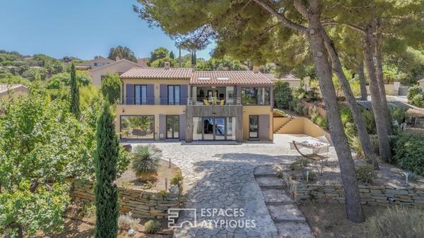 Maison contemporaine vue mer