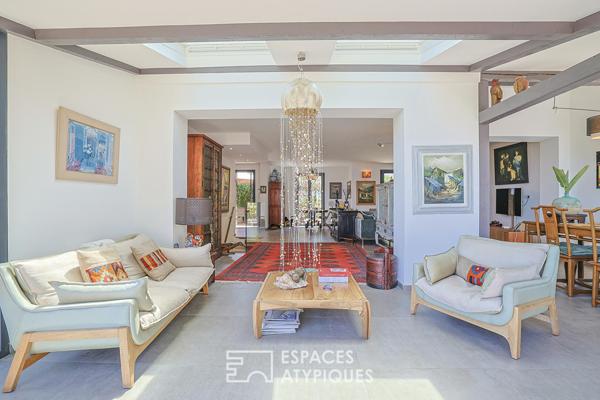 Maison contemporaine vue mer