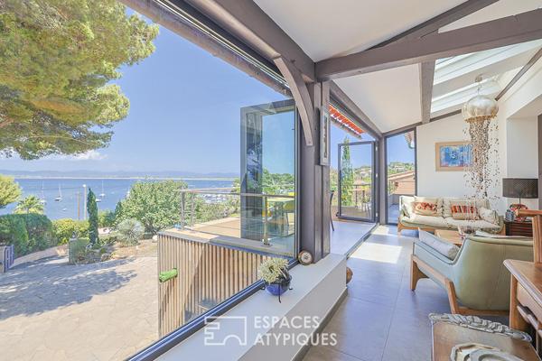 Maison contemporaine vue mer