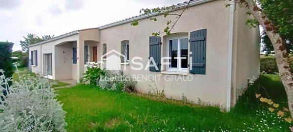 Maison familiale avec un jardin clos