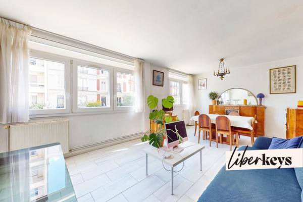 Courbevoie – Lumineux 4 pièces de 90 m² – 3 chambres et parking
