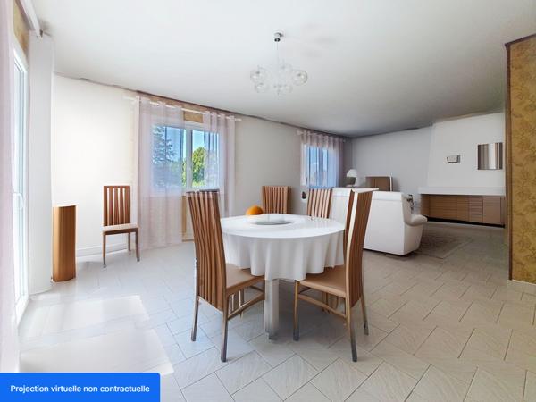 Vaste maison familiale - chambres au calme à Saint Chef sur un grand terrain paysager de 2121 m²