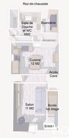 Maison à vendre 3 pièces 68 m² Deville