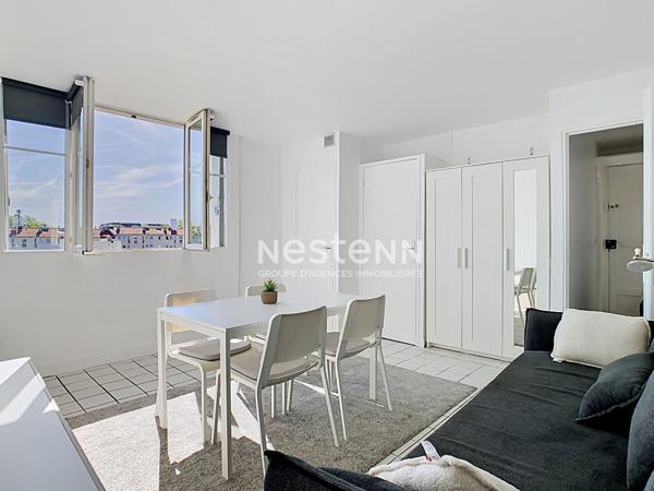 ISSY LES MOULINEAUX - QUARTIER BAUDIN - MEUBLÉ - Appartement studio T1 de 27,43m²