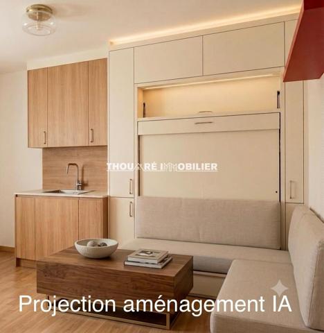 44470 CARQUEFOU Appt + parking Carquefou 1 pièce(s) 21 m2 au sol - Idéal investissement dans le bourg de Carquefou