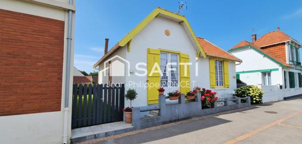 Maison individuelle proche mer avec jardin