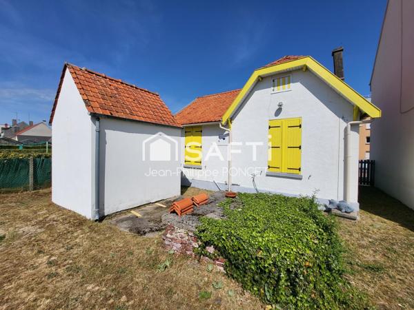 Maison individuelle proche mer avec jardin