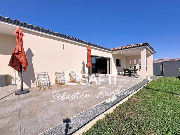 Villa contemporaine de 2023 – 140 m² habitables – Terrain 732 m² avec piscine – 5 min de Lavaur