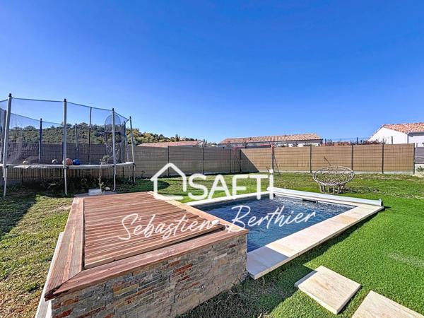 Villa contemporaine de 2023 – 140 m² habitables – Terrain 732 m² avec piscine – 5 min de Lavaur