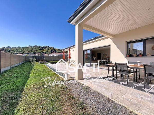 Villa contemporaine de 2023 – 140 m² habitables – Terrain 732 m² avec piscine – 5 min de Lavaur