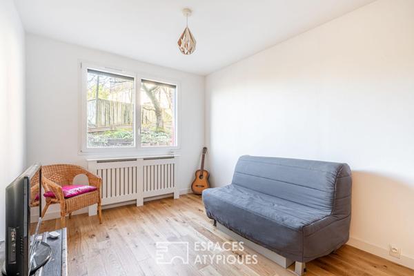 Maison ossature bois avec vue et piscine