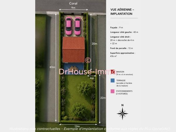 Terrain à vendre de 476 m²