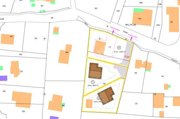 Terrain de 801 m² _ A vendre sur Charvonnex _ Libre de constructeur et viabilisé