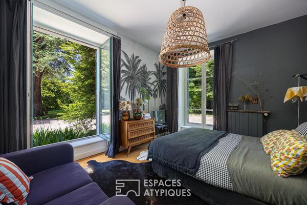 Appartement de plein pied avec jardin dans une ancienne bâtisse